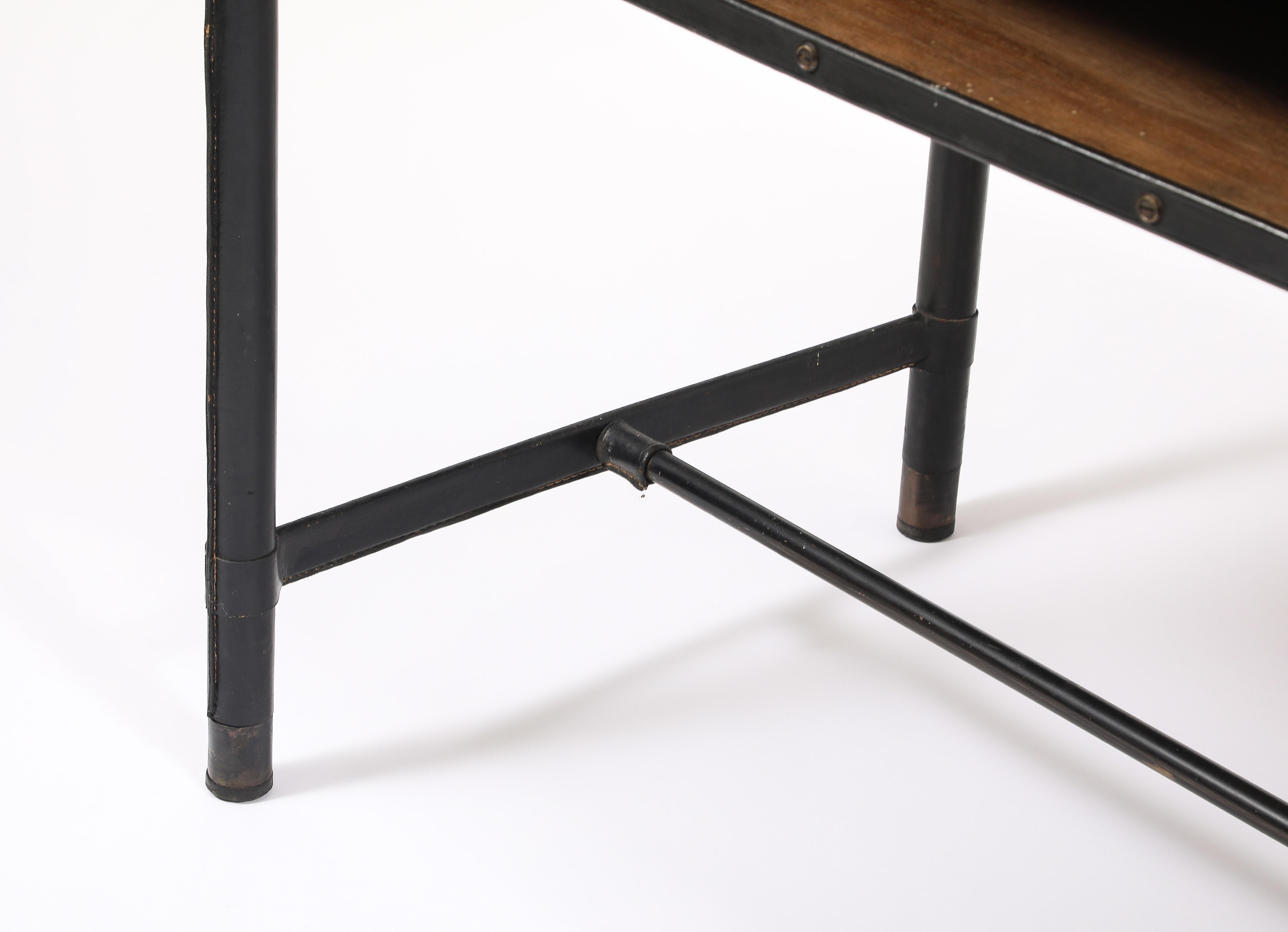 Jacques Quinet Two Tiered Desk, France 1950's in vendita 4