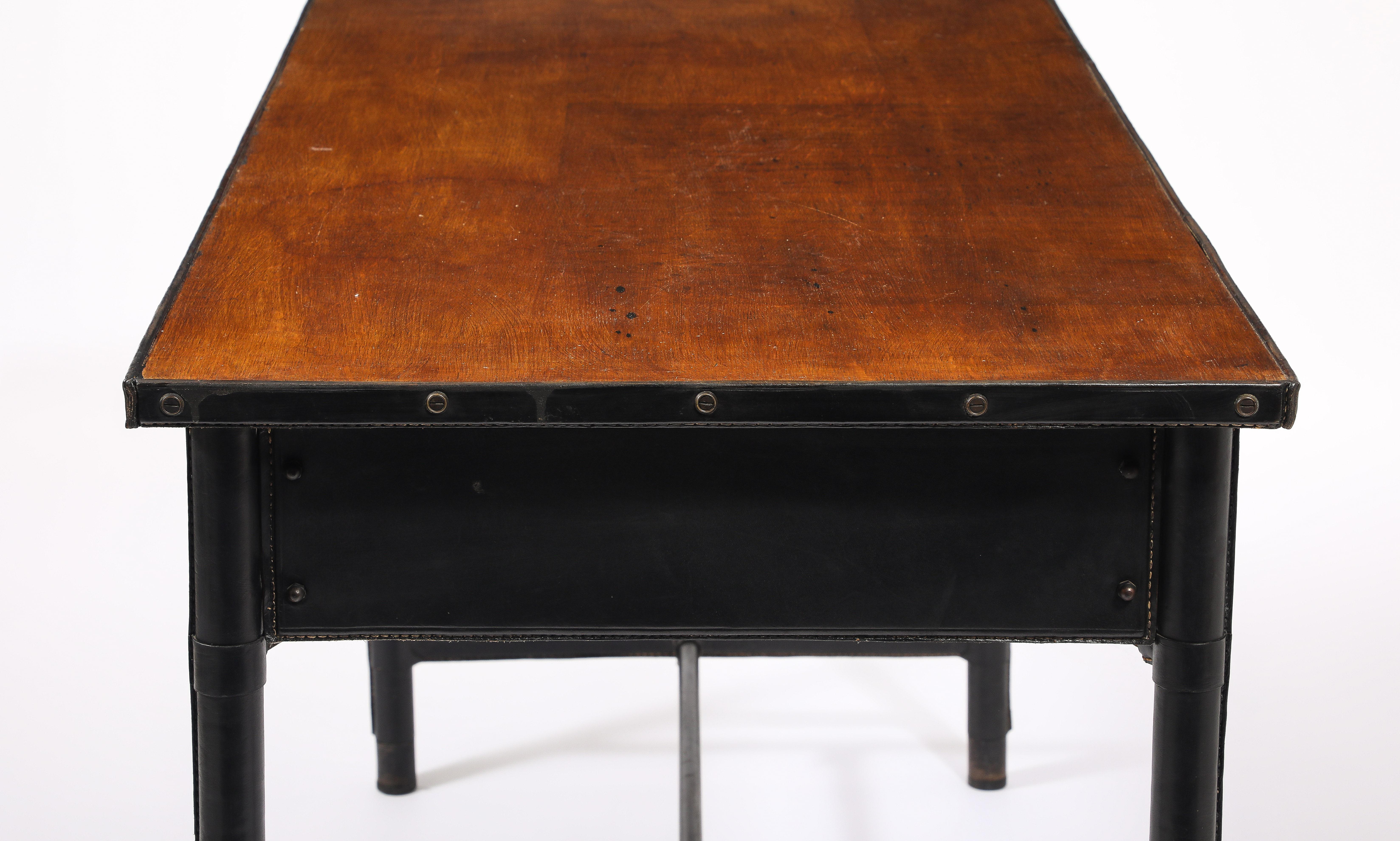 Jacques Quinet Two Tiered Desk, France 1950's in vendita 8