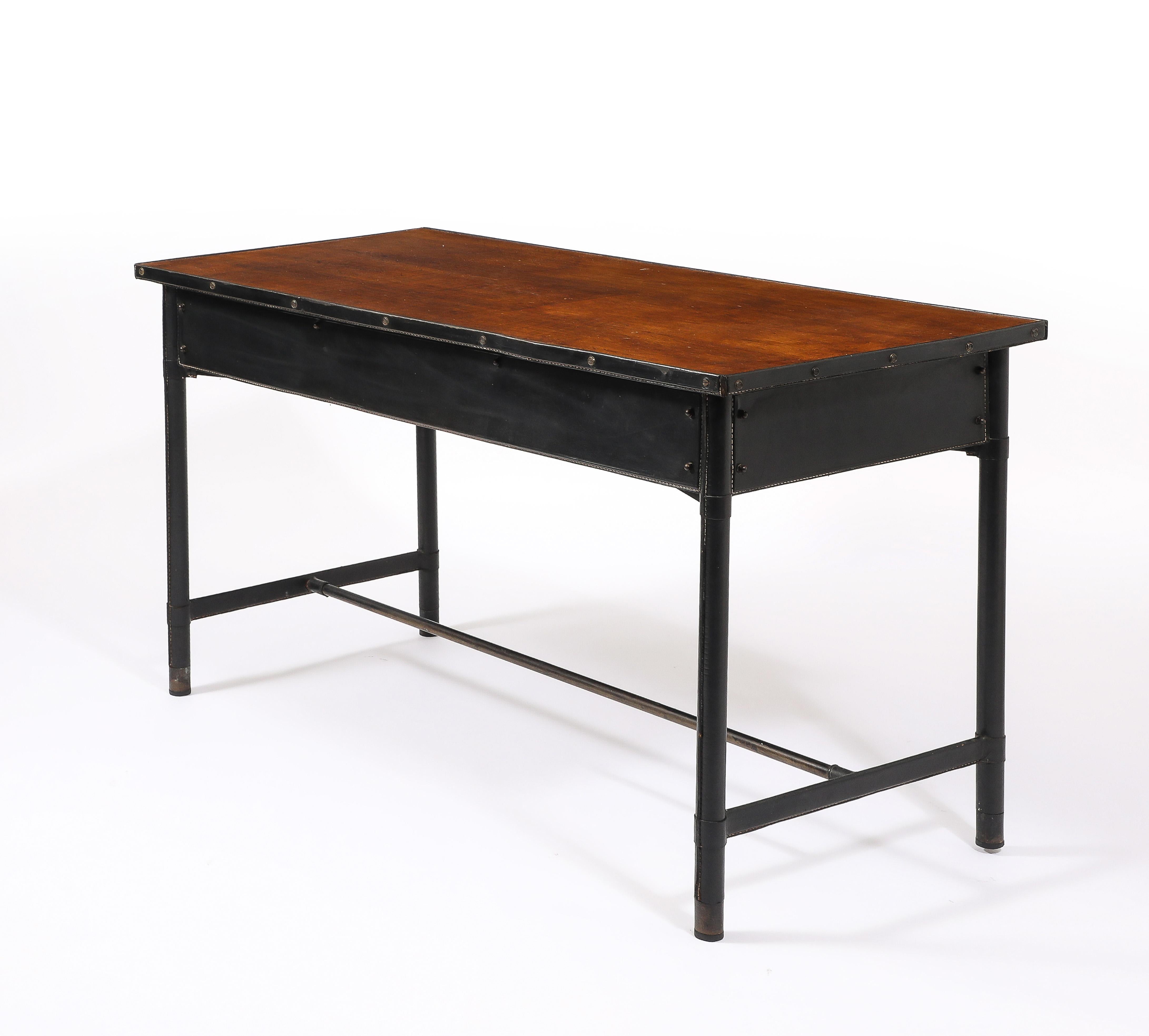 Jacques Quinet Two Tiered Desk, France 1950's in vendita 12