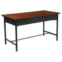 Jacques Quinet Two Tiered Desk, France 1950's