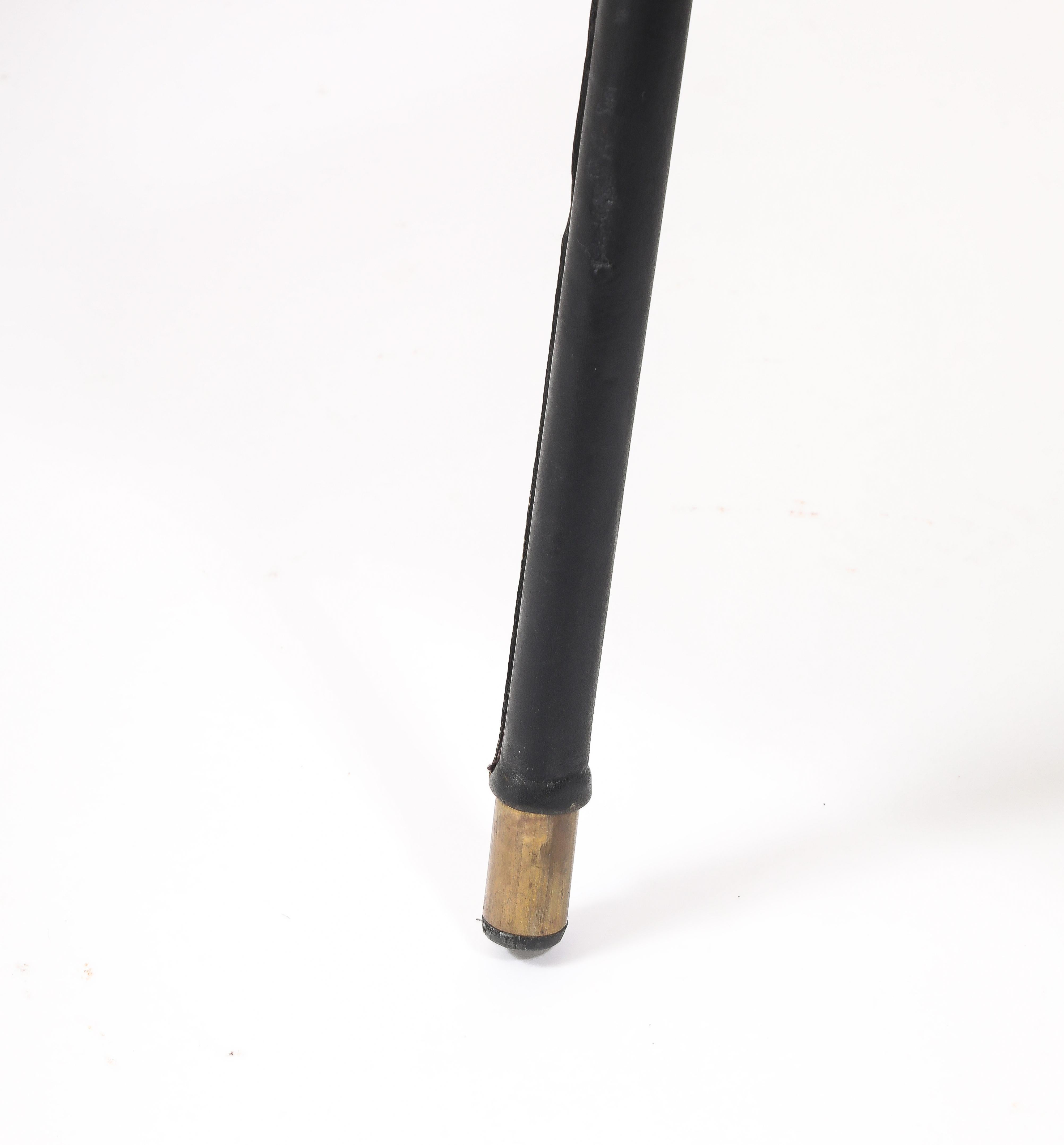 Jacques Quinet Besucherstühle, Frankreich 1950er Jahre im Angebot 5