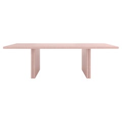 Jacques Rectangular Pastel Pink Dining Table by Fred and Juul
