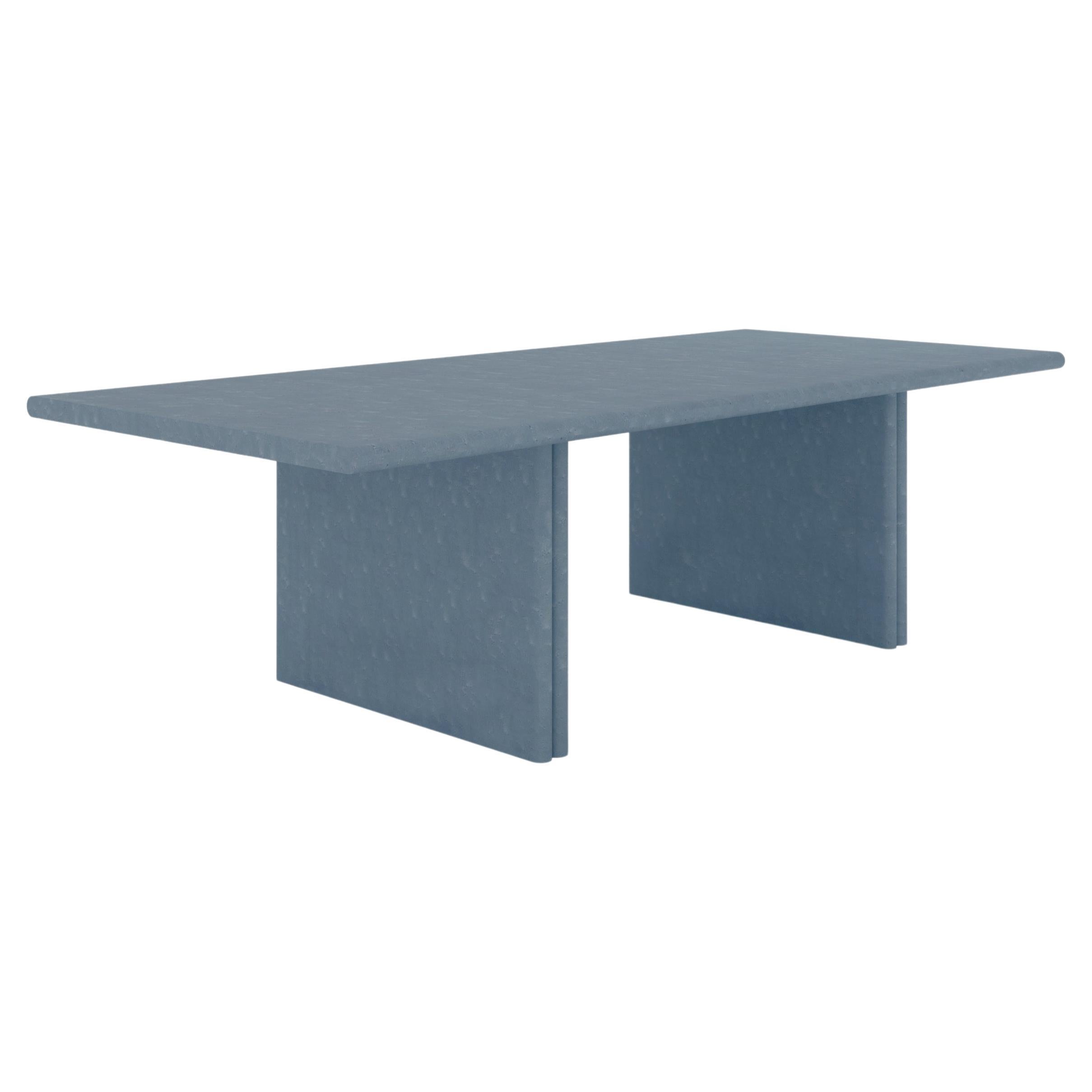 Jacques Rectangular Powder Blue Dining Table by Fred and Juul