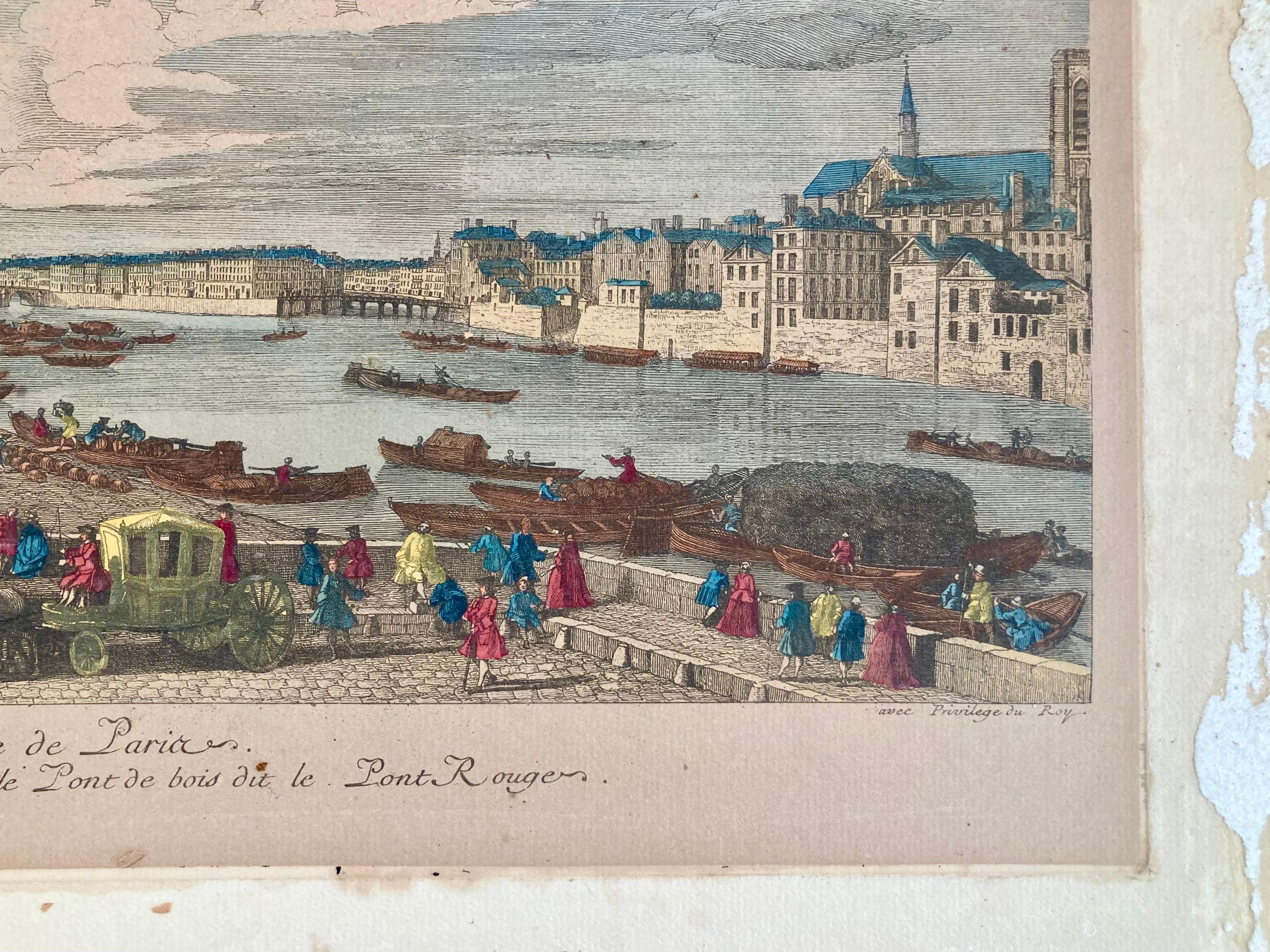 Jacques Rigaud Gravur Hotel De Ville, Hotel De Ville (Französisch) im Angebot