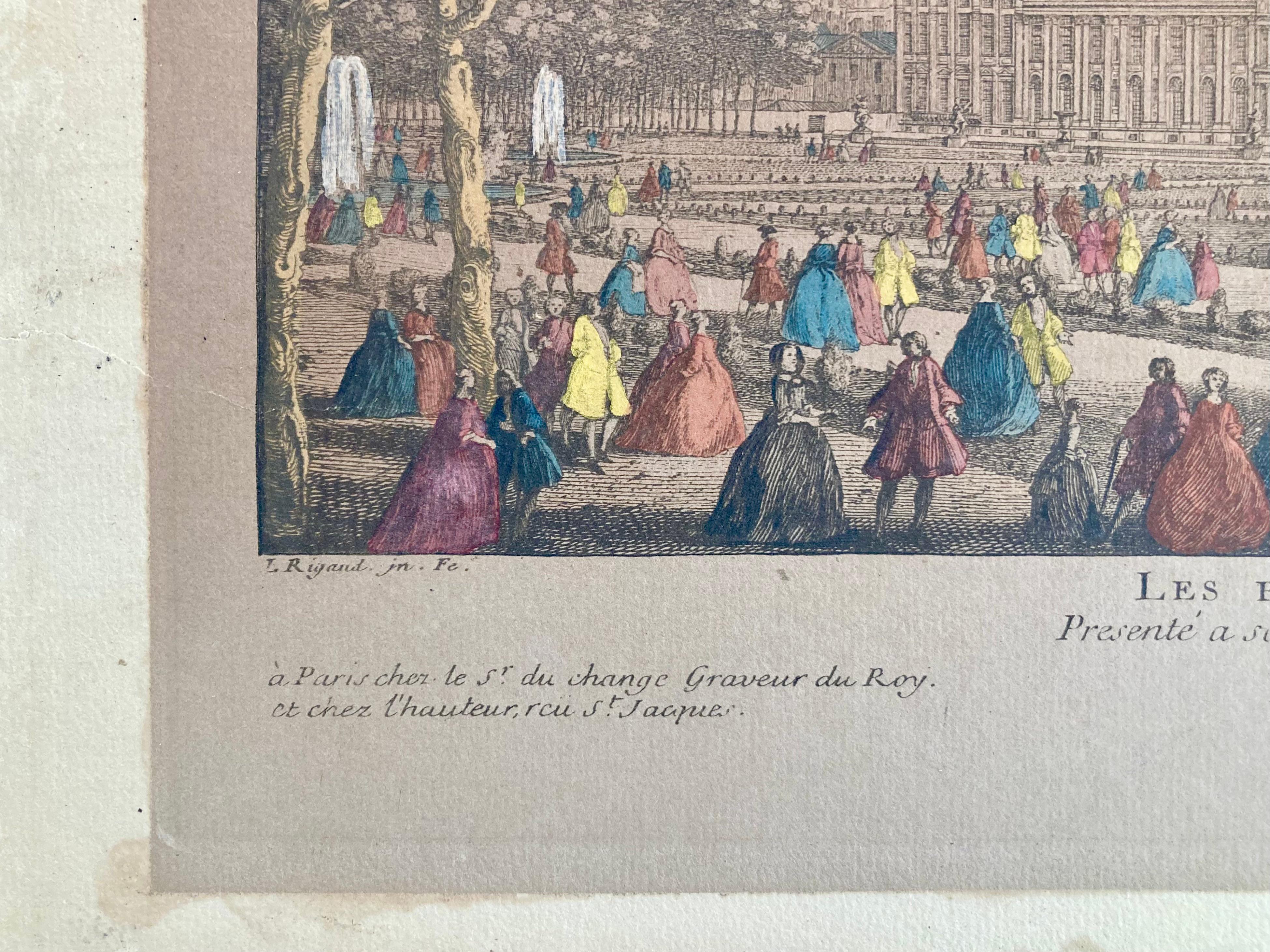 Jacques Rigaud Engraving Palais Des Thuilleries For Sale 1
