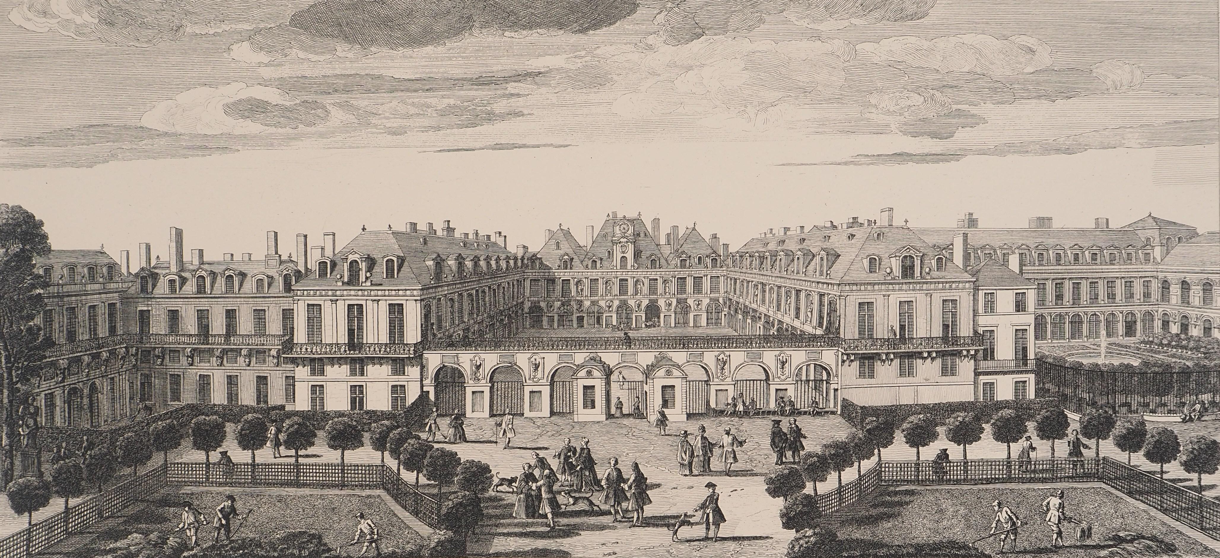 Jacques Rigaud (1671/91-1754 ca.)
La vita alla Royal Court

Incisione originale
Firmato nel piatto
Su pergamena Arches 38 x 56,5 cm (14,9 x 22,2 pollici)

INFORMAZIONI : Pubblicato dalla Calcografia del Louvre e autenticato dal timbro a secco dello