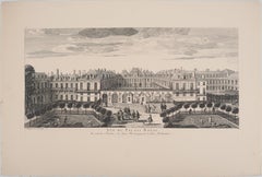 Antique Life at the Royal Court - Original etching, Signed