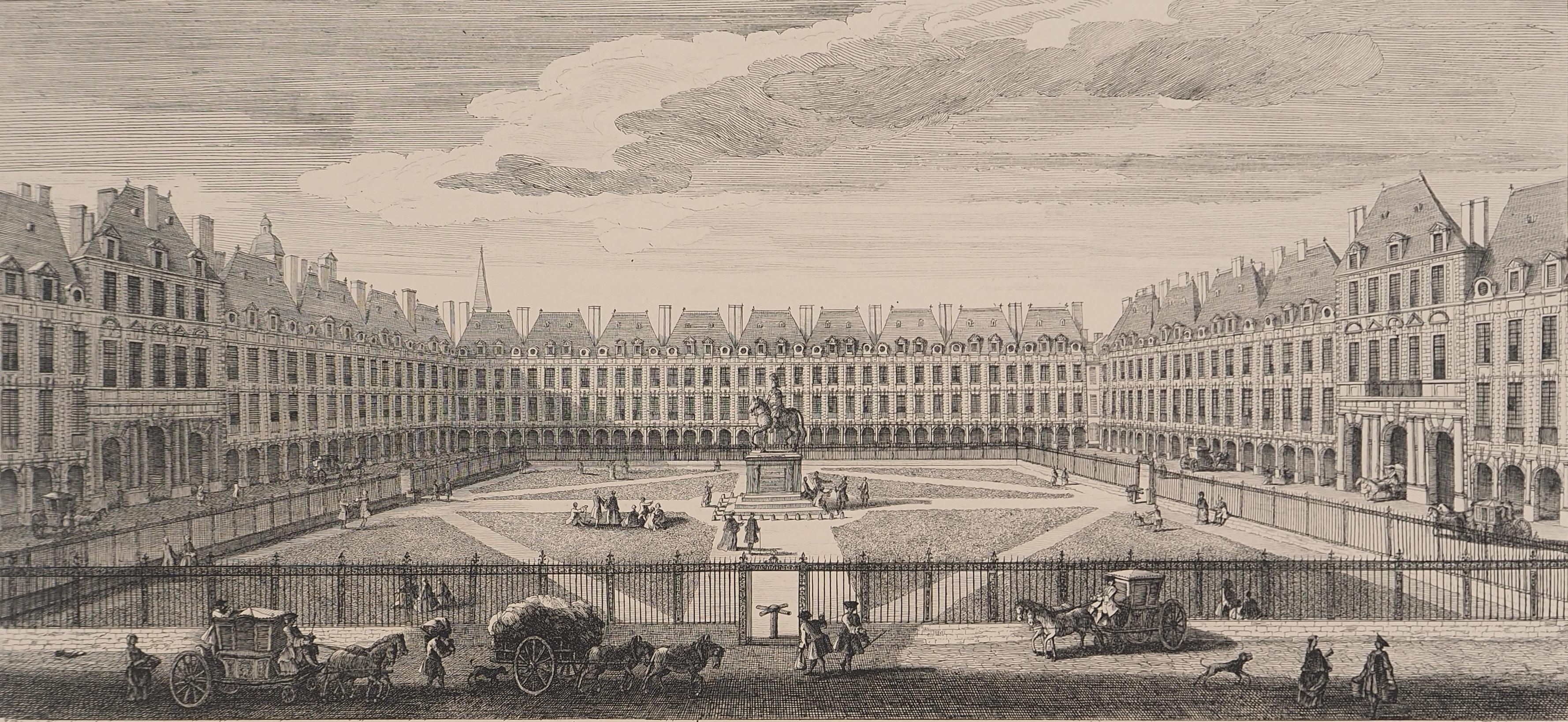 Jacques Rigaud (1671/91-1754 ca.)
La Piazza Reale : Uno scorcio dell'Old Paris

Incisione originale
Firmato nel piatto
Su pergamena Arches 38 x 56,5 cm (14,9 x 22,2 pollici)

INFORMAZIONI : Pubblicato dalla Calcografia del Louvre e autenticato dal