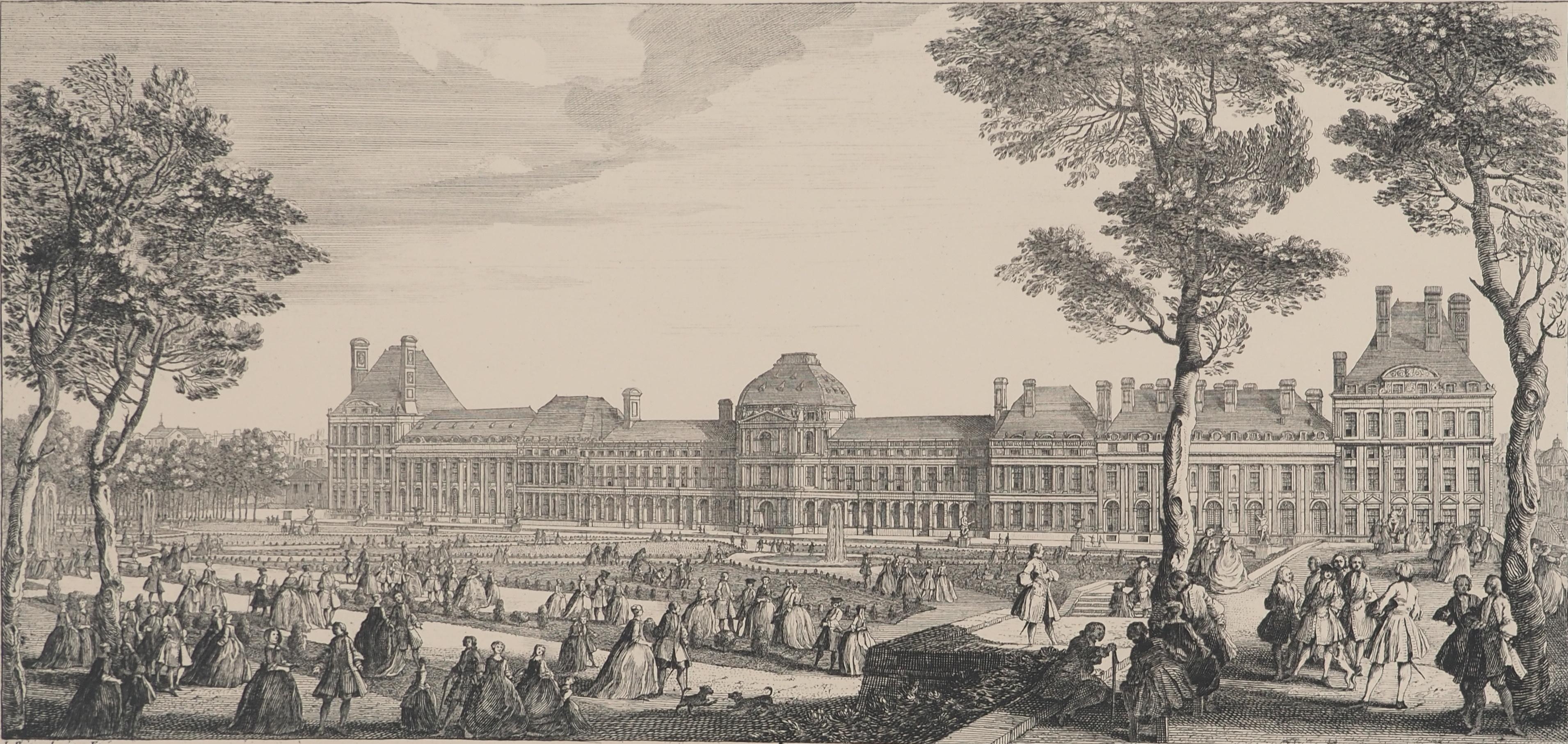 Jacques Rigaud (c. 1671/91-1754)
The Tuileries Palace : A Royal Residence

Original etching
Signed in the plate
On Arches vellum 38 x 56.5 cm (14.9 x 22.2 inch)

INFORMATION : Published by the Chalcographie du Louvre and authenticated by the