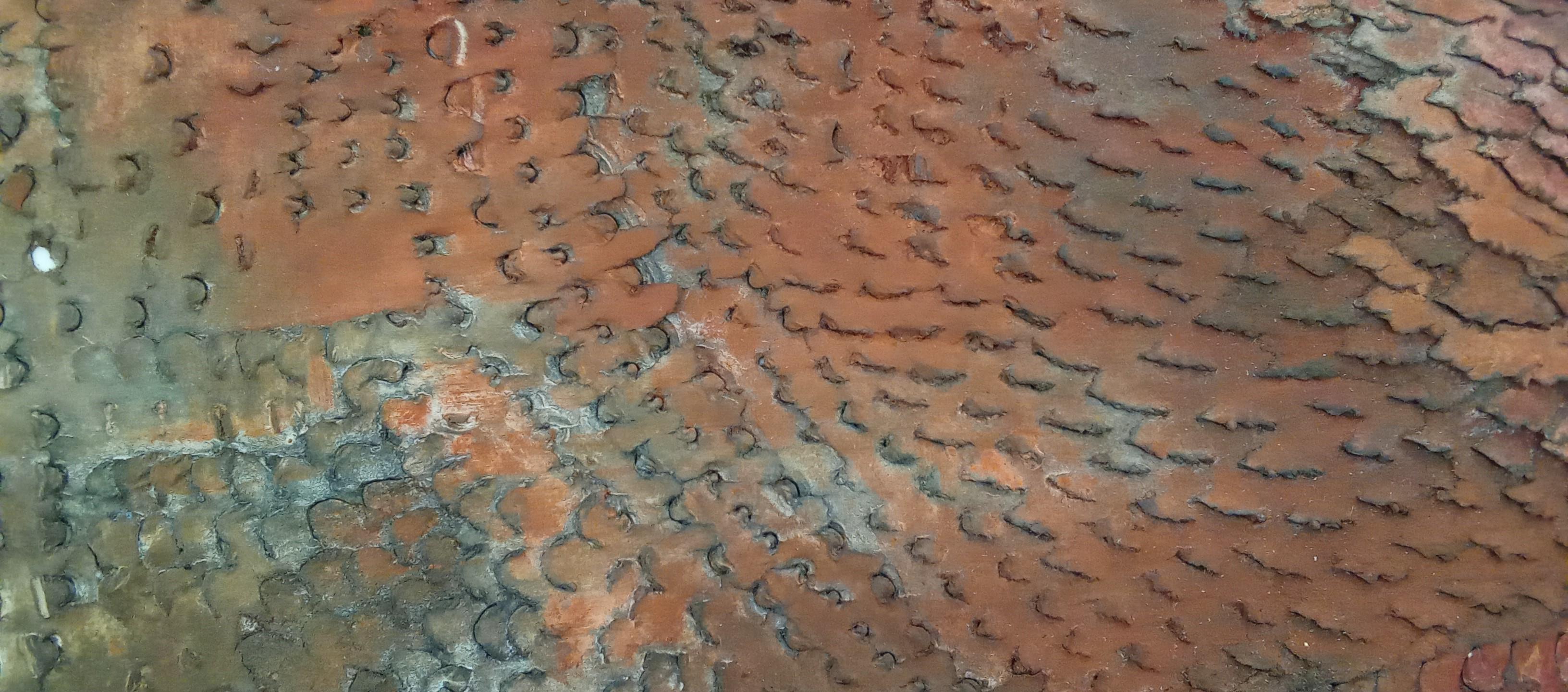Untitled Jacques Rouby (1953-2019) Zeitgenössische abstrakte Kunst bemalter Karton im Angebot 5