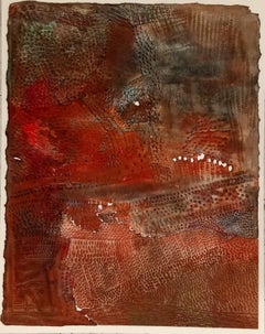 Untitled Jacques Rouby (1953-2019) Contemporary abstract art painted cardboard