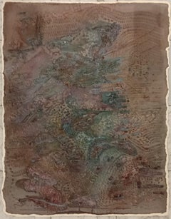 Untitled Jacques Rouby (1953-2019) Contemporary abstract art painted cardboard