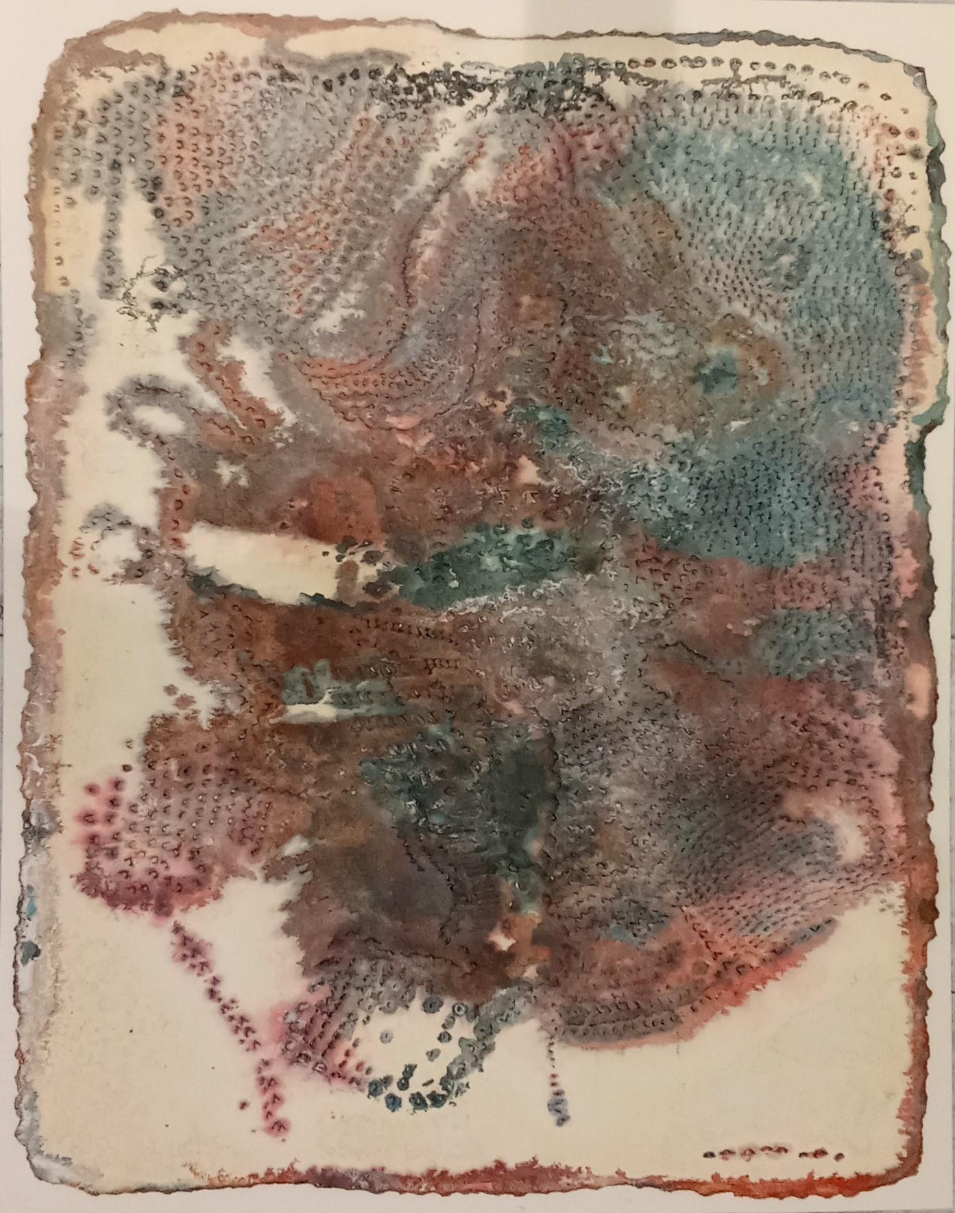 Ohne Titel Jacques Rouby (1953-2019) Zeitgenössische abstrakte Kunst geformter Karton