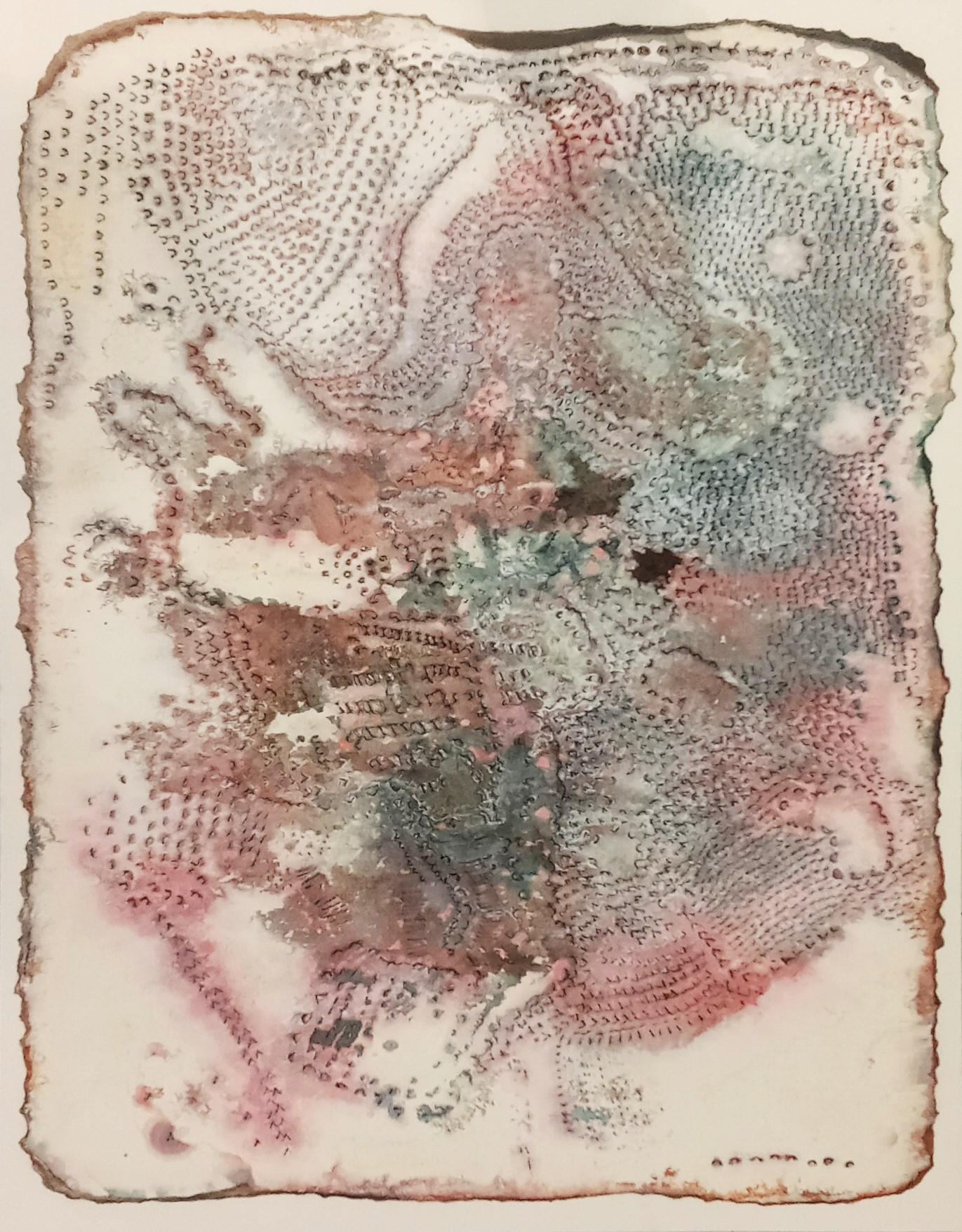 Ohne Titel Jacques Rouby (1953-2019) Zeitgenössische abstrakte Kunst geformter Karton