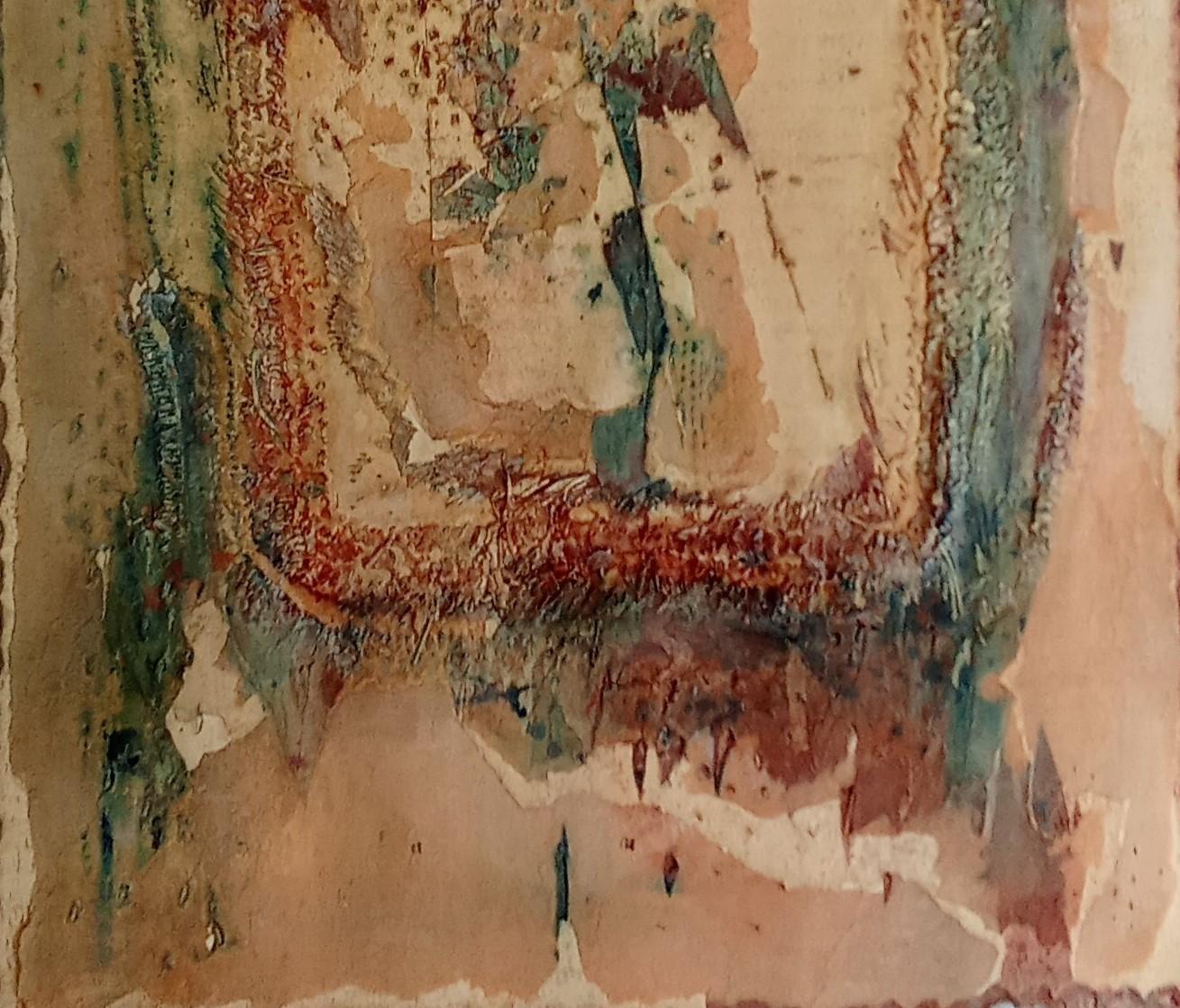 Senza titolo Jacques Rouby (1953-2019) Arte contemporanea cartone dipinto e scolpito in vendita 2