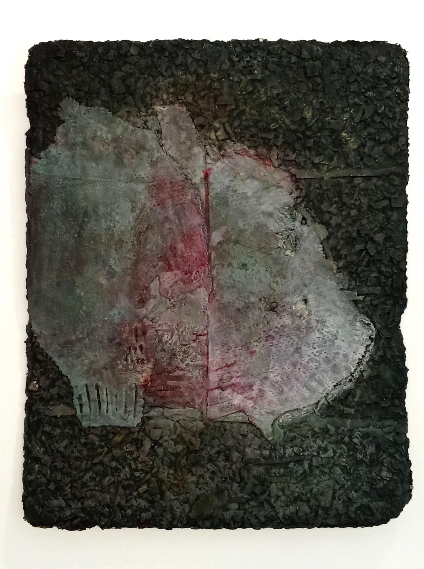 Untitled Jacques Rouby (1953-2019) Contemporary art painted sculpted cardboard For Sale 4