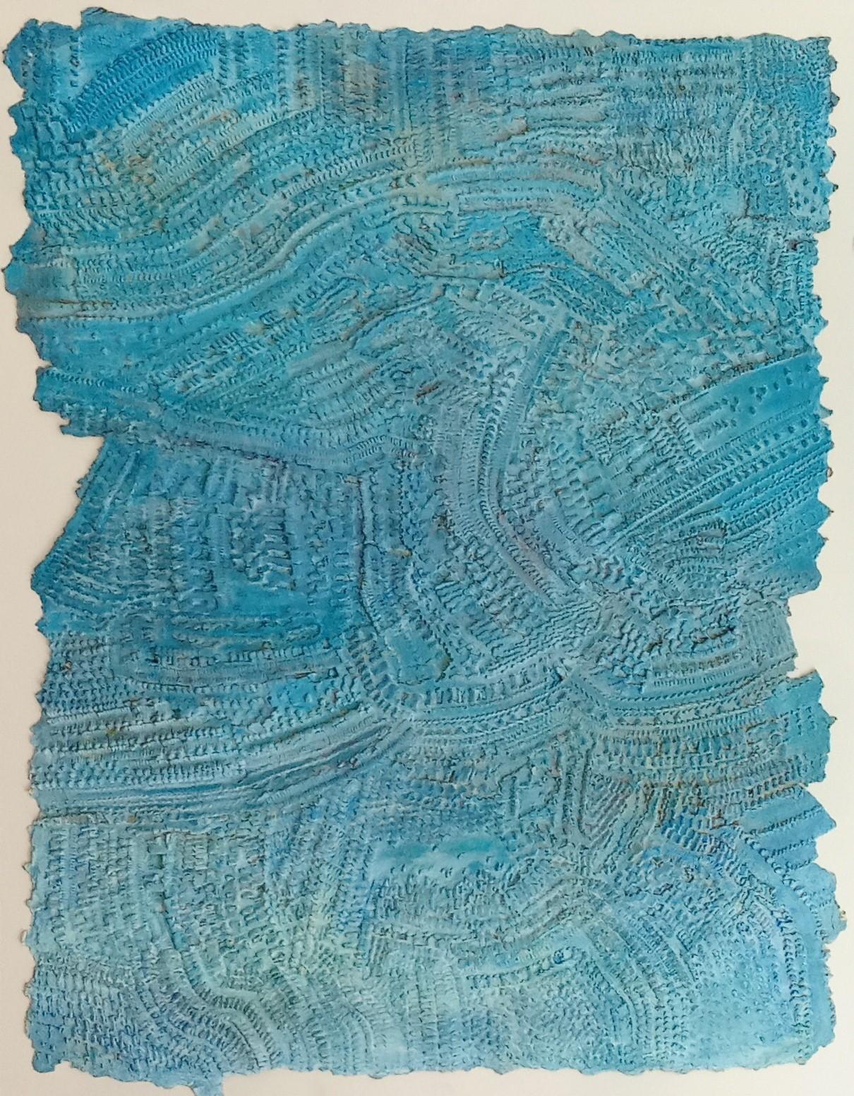 Ohne Titel Jacques Rouby (1953-2019) Zeitgenössische Kunst, bemalt, geformter Karton