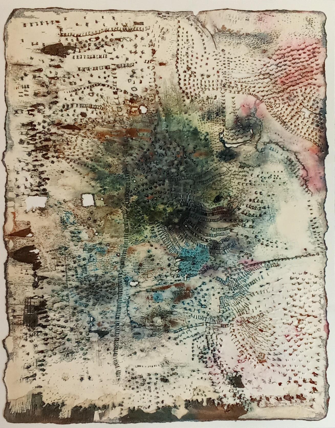 Senza titolo Jacques Rouby (1953-2019) Arte contemporanea cartone dipinto e scolpito