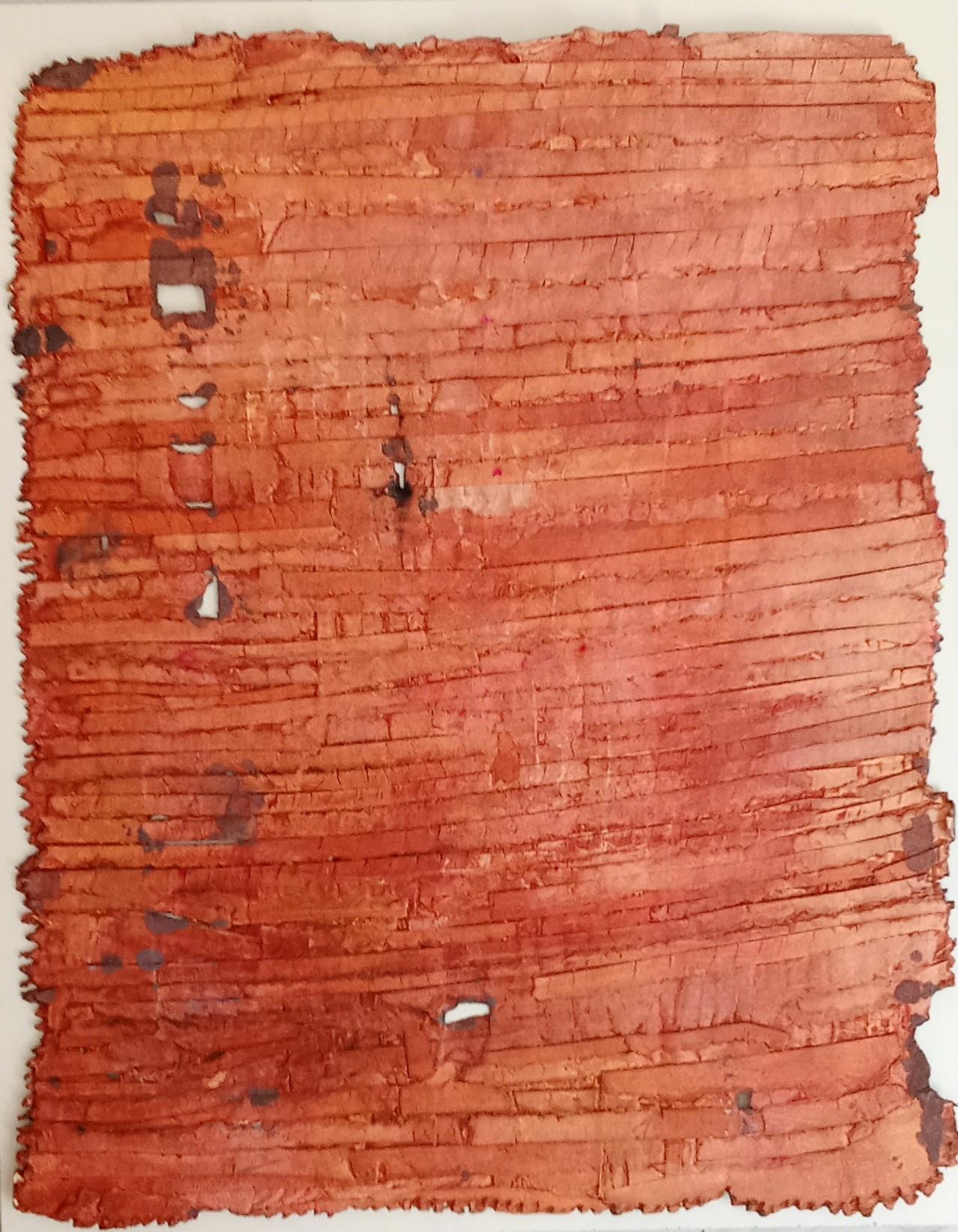 Senza titolo Jacques Rouby (1953-2019) Arte contemporanea cartone dipinto e scolpito
