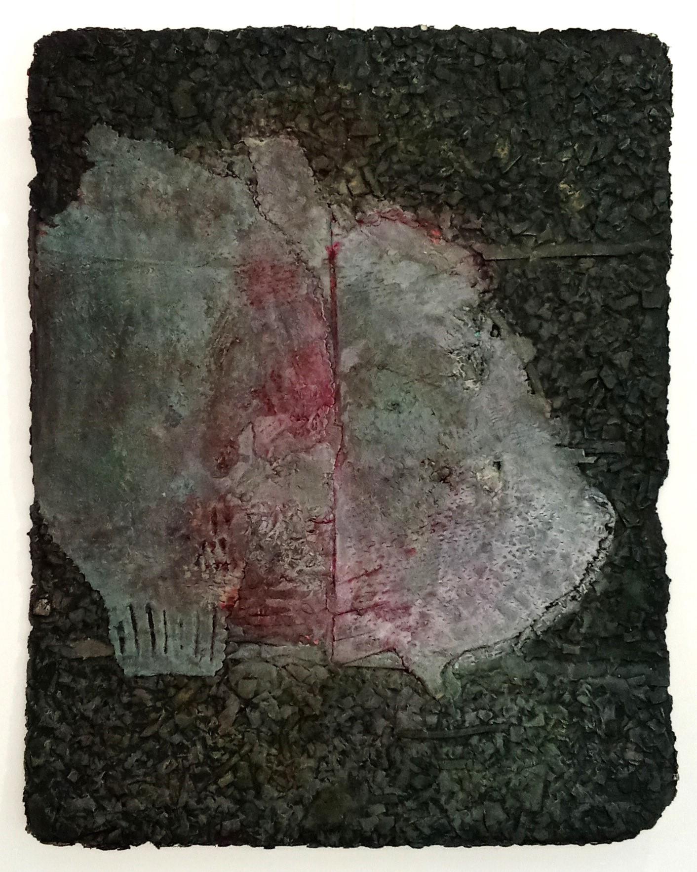 Ohne Titel Jacques Rouby (1953-2019) Zeitgenössische Kunst, bemalt, geformter Karton