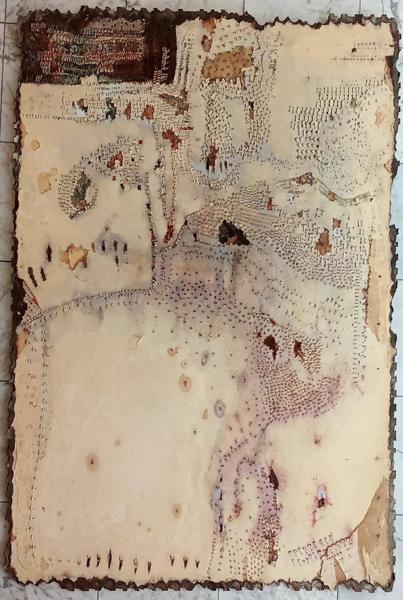 Sin título Jacques Rouby (1953-2019) Arte contemporáneo cartón pintado esculpido