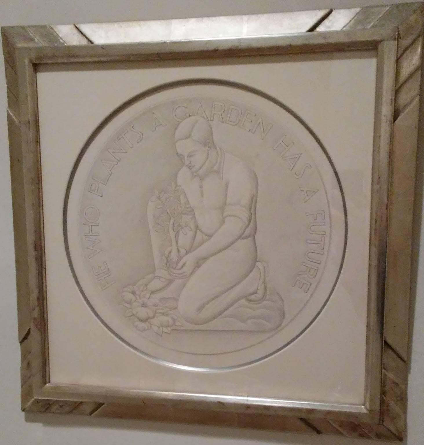 Study for Medallion - American Modern Art by Jacques Schnier