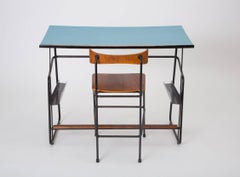 Jacques Seeuws Drafting Table and Chair for Swan