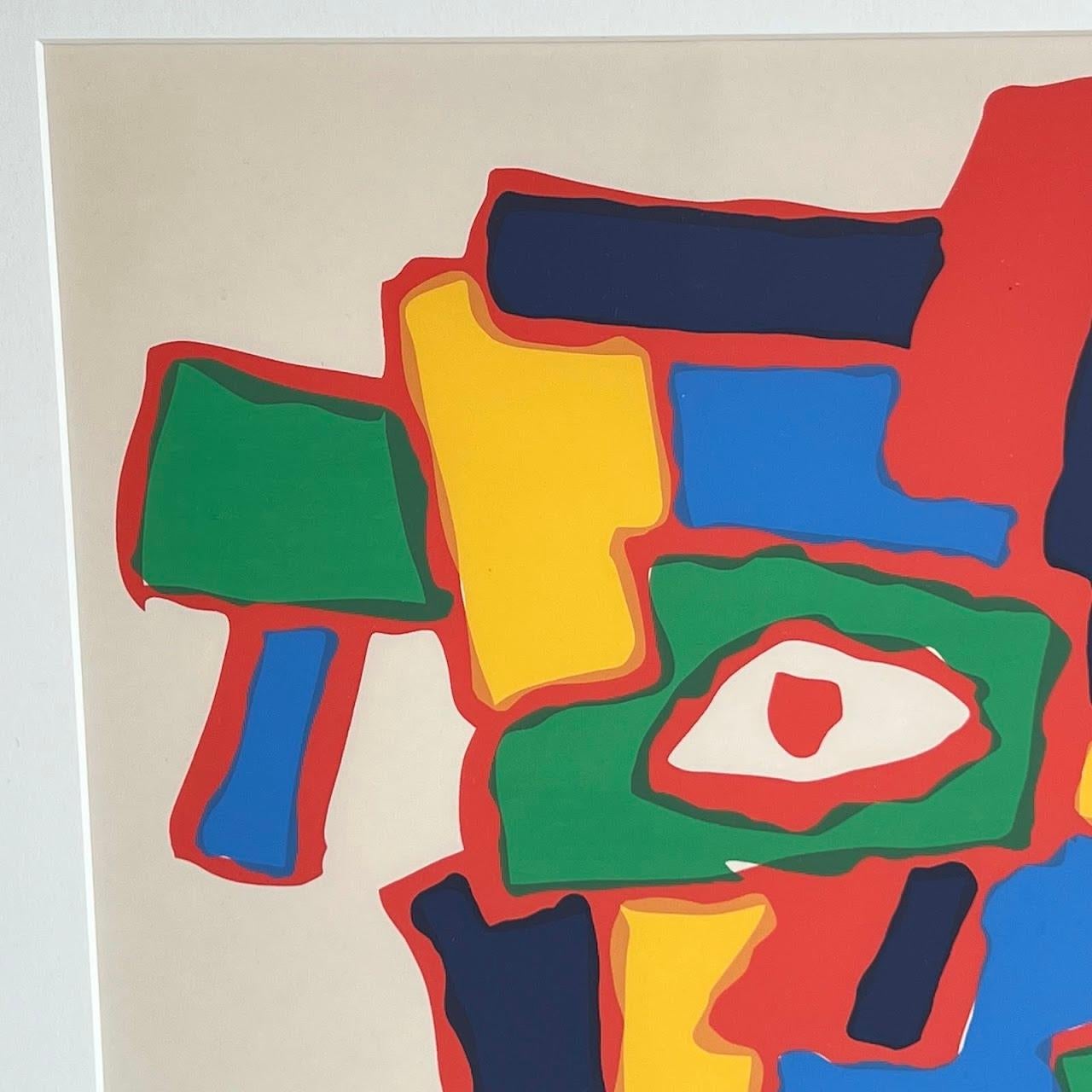 Abstract Jacques Soisson French Modernist Silkscreen For Sale 3