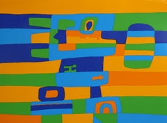 Tete Flame, Modern Screenprint by Jacques Soisson