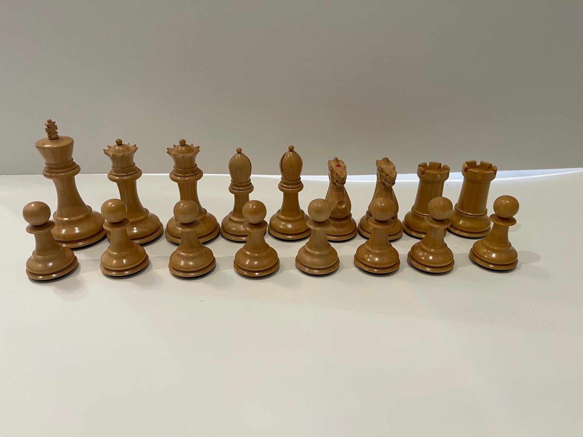 Bois Ensemble d'échecs Jacques Staunton en vente