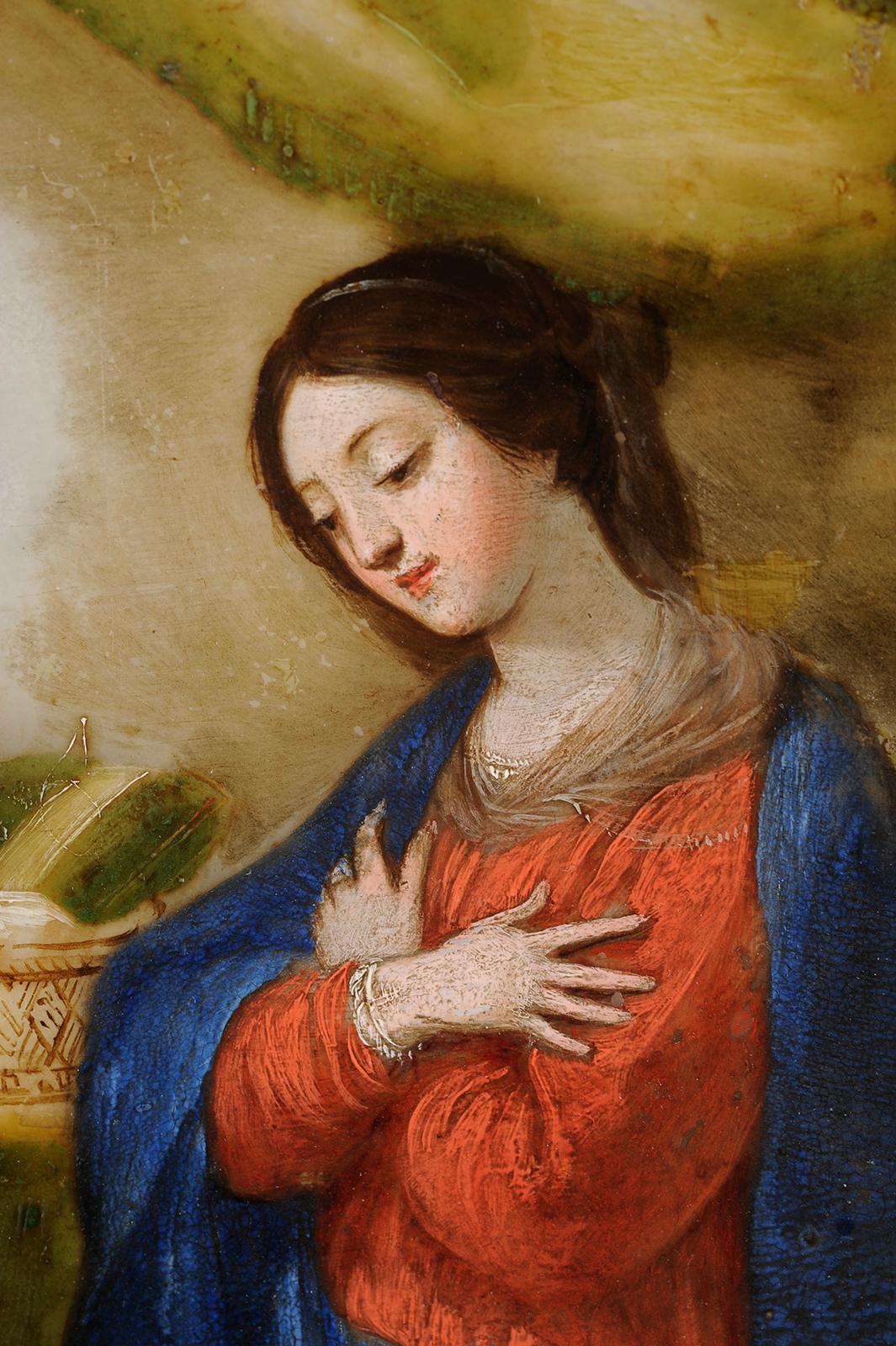 The Annunciation - Painting by Jacques Stella