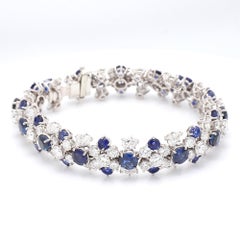 Jacques Timey for Harry Winston, Sapphire and Diamond Bracelet