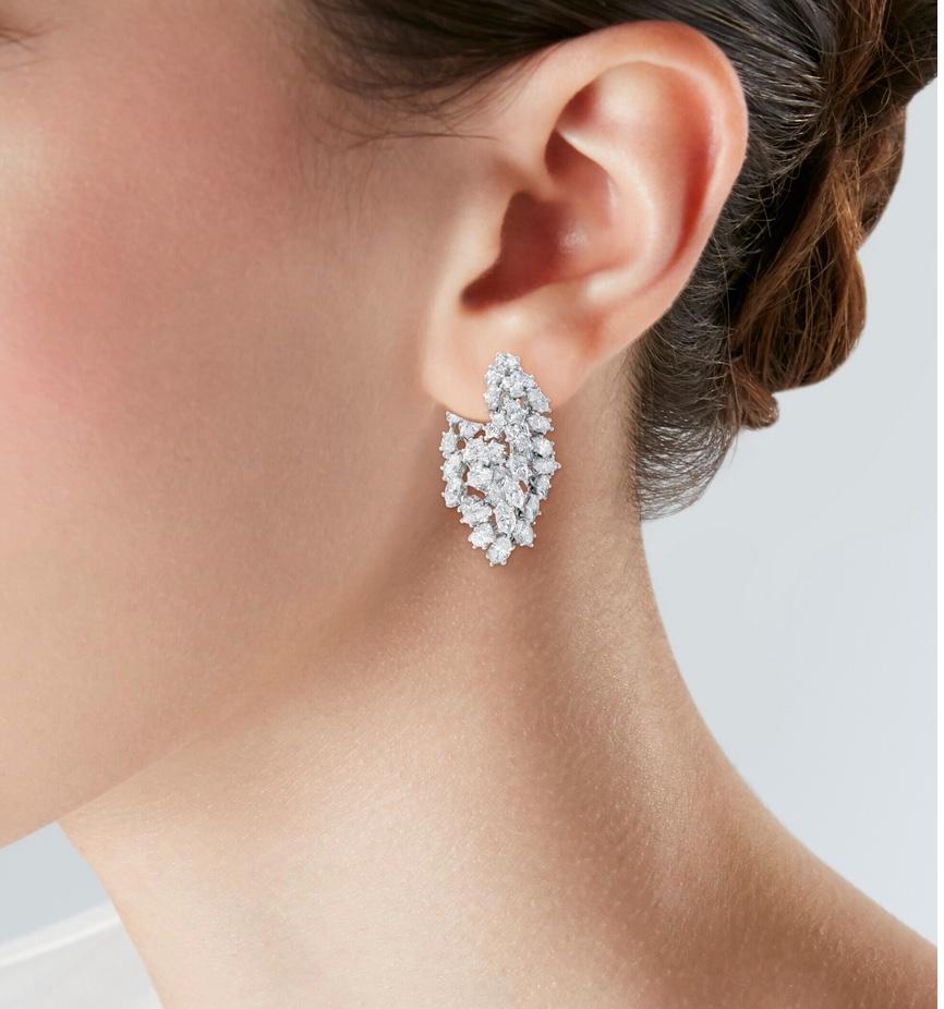 Artist Jacques Timey Diamond Earrings