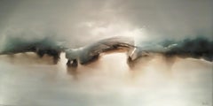 Arte contemporáneo francés de Jacques Trichet - Horizonte (ancho)