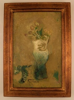 Jacques Van Den Bussche, Holland, Oil on Canvas, Modernist Still Life