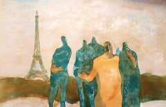 Van den Bussche, La Tour Eiffel, Au Temps de Paris Seine (after)