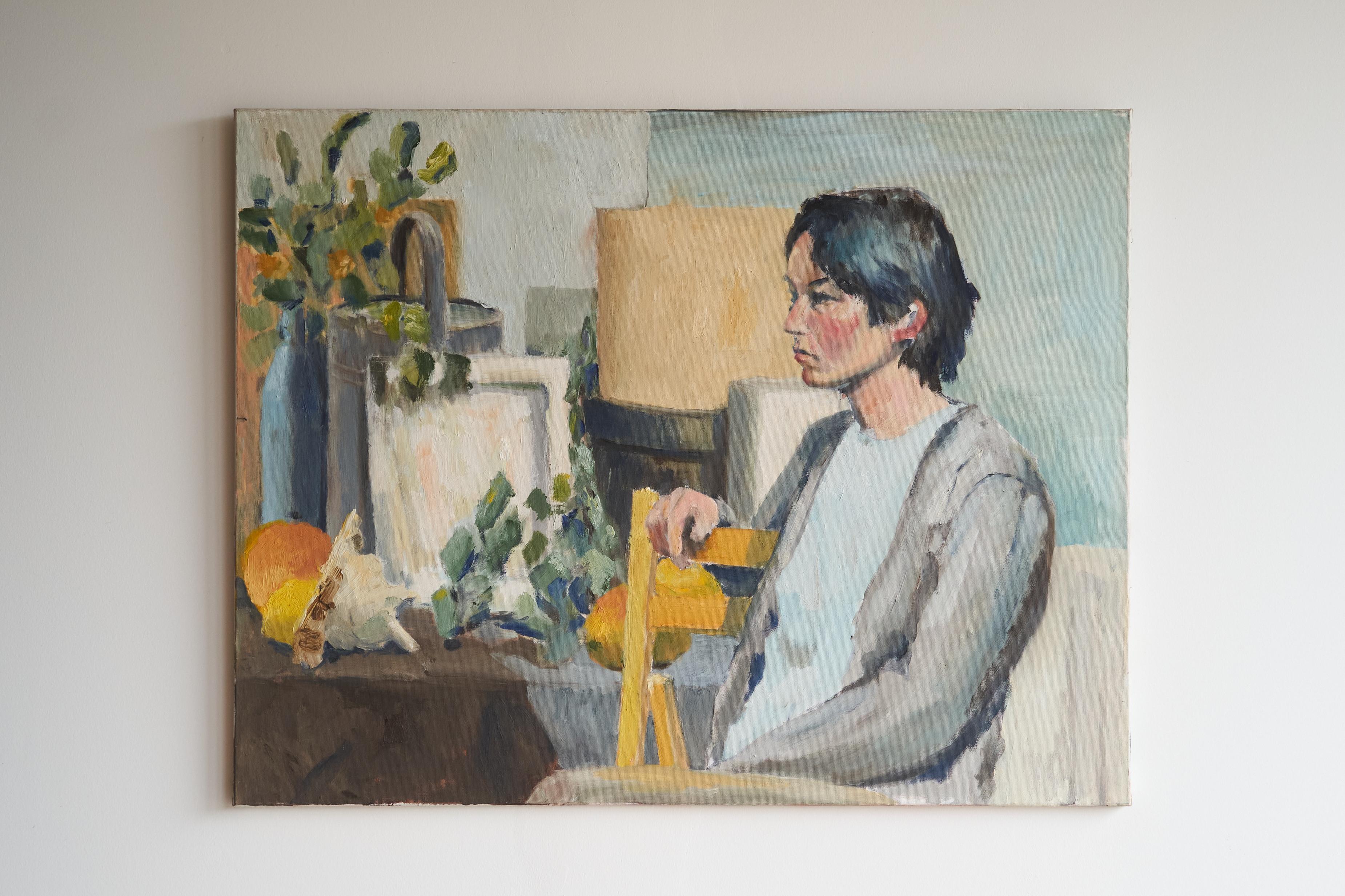 Jacques van Loock Retrato de mujer sentada Óleo sobre lienzo, Bélgica, años 50.

Obra muy notable, este óleo del pintor, diseñador e ilustrador belga Jacques van Loock (1918-1958).

Una gran composición, con una luz y una pose muy frescas y