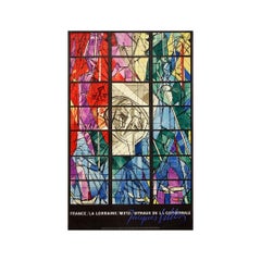 1962 Jacques Villon Vitraux de la Cathédrale de Metz Original Poster