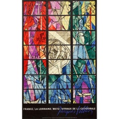 1962 Jacques Villon Vitraux de la Cathédrale de Metz Original Poster