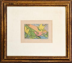 Carte de Veccio (framed, rare hand signed lithograph)