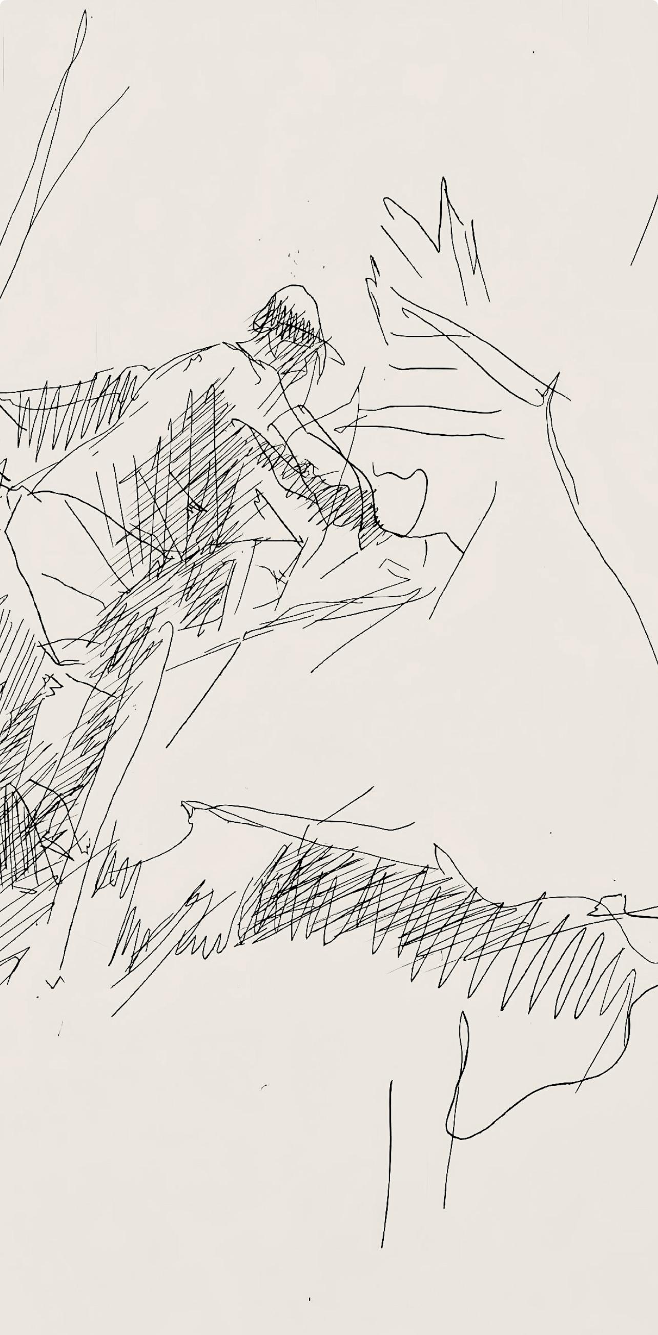 Composition (Ginestet/Pouillon 42-64), Hésiode, Les Travaux et les Jours - Print by Jacques Villon