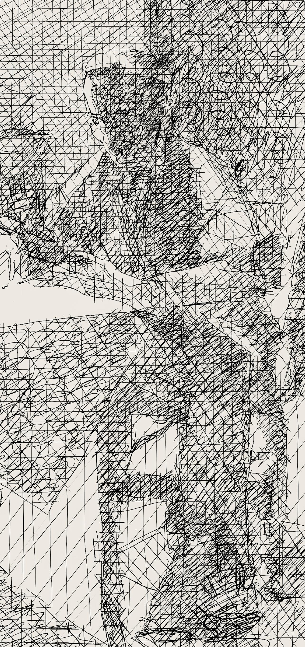 Composition (Ginestet/Pouillon 42-64), Hésiode, Les Travaux et les Jours - Print de Jacques Villon