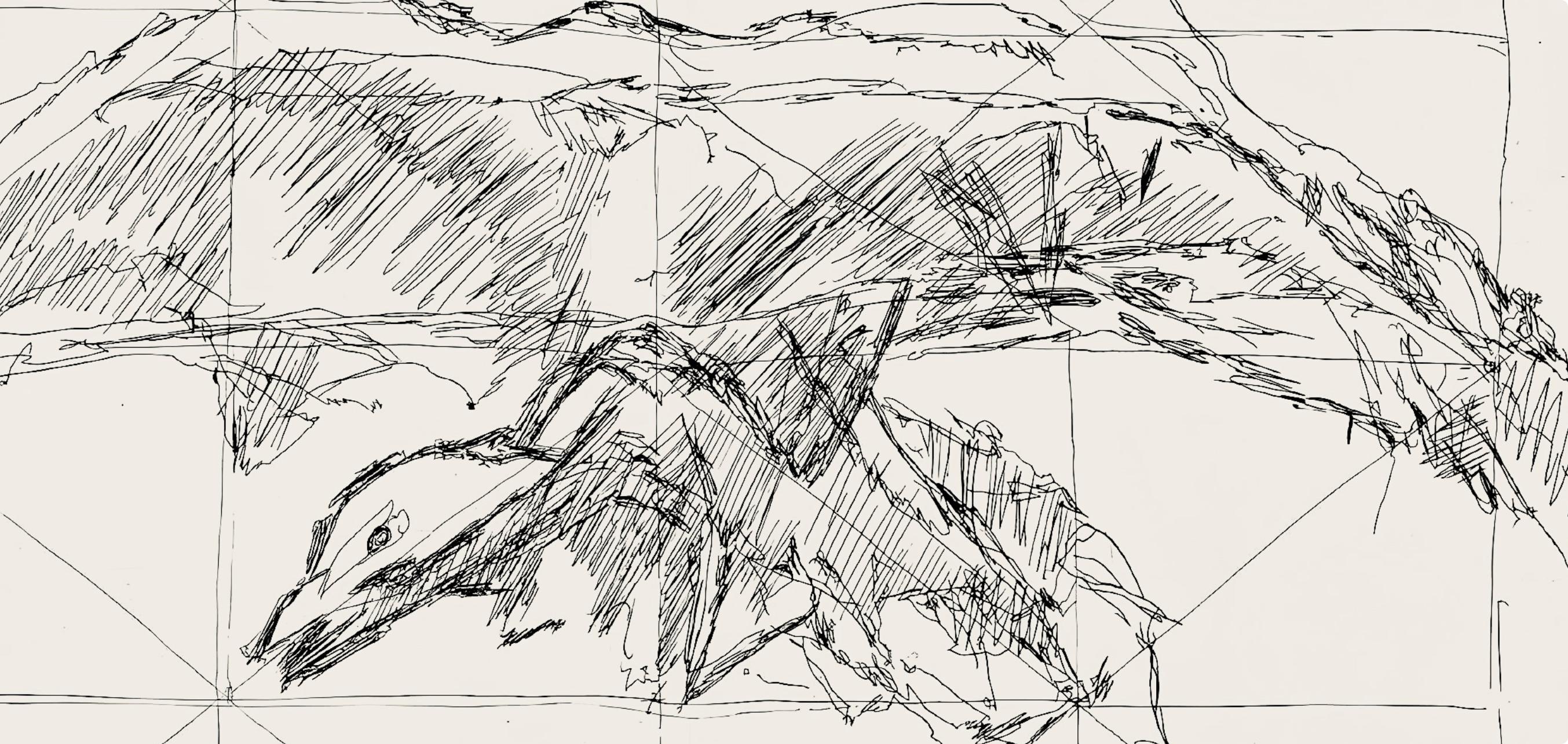 Composition (Ginestet/Pouillon 42-64), Hésiode, Les Travaux et les Jours - Print by Jacques Villon