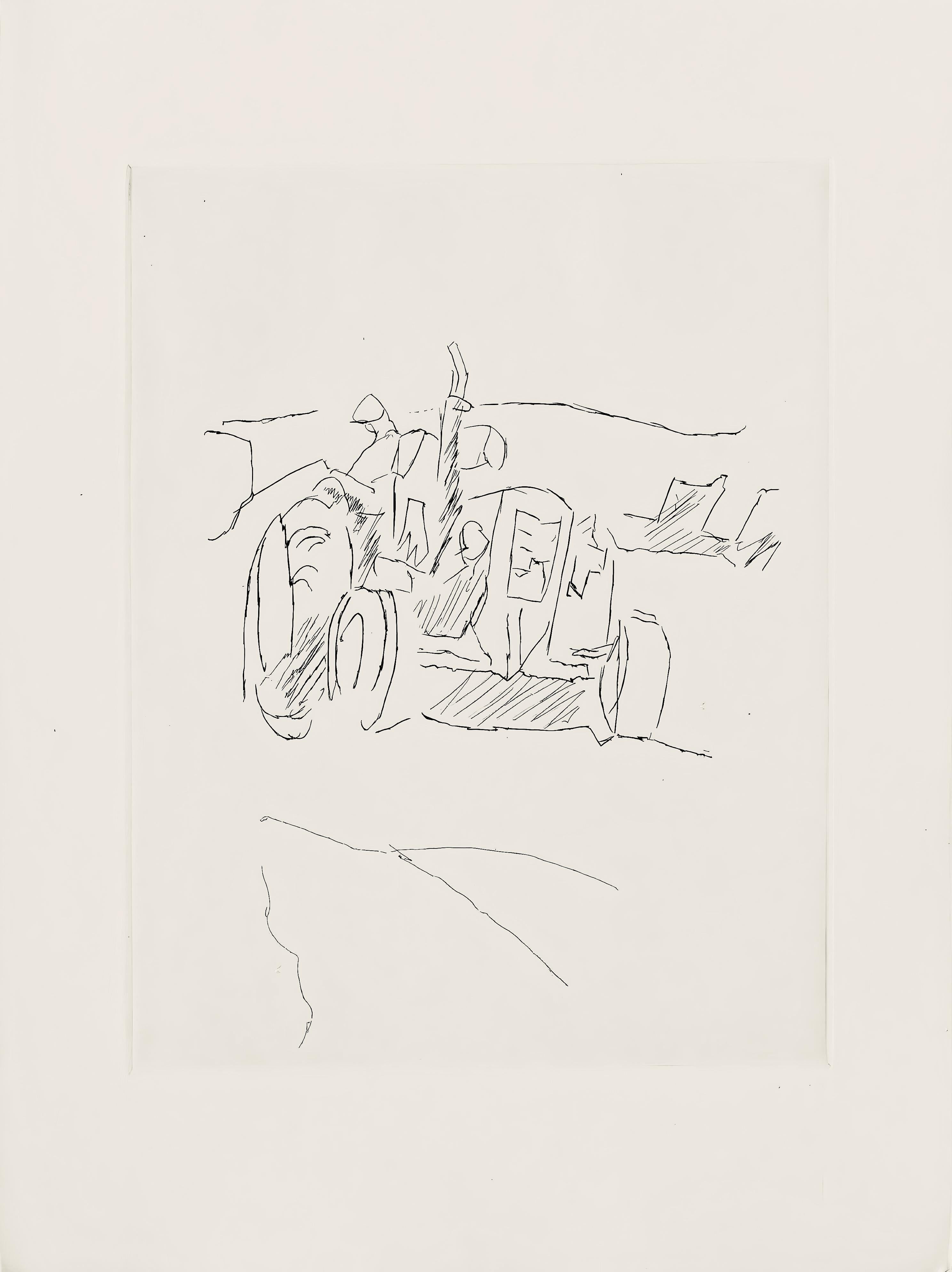 Etching on vélin de Rives paper. Unsigned and unnumbered, as issued. Good condition. Notes: From the folio, Hésiode, Les Travaux et les jours. Eaux-fortes de Jacques Villon, 1962. Published by les Éditions de la Revue Verve, Paris, under the