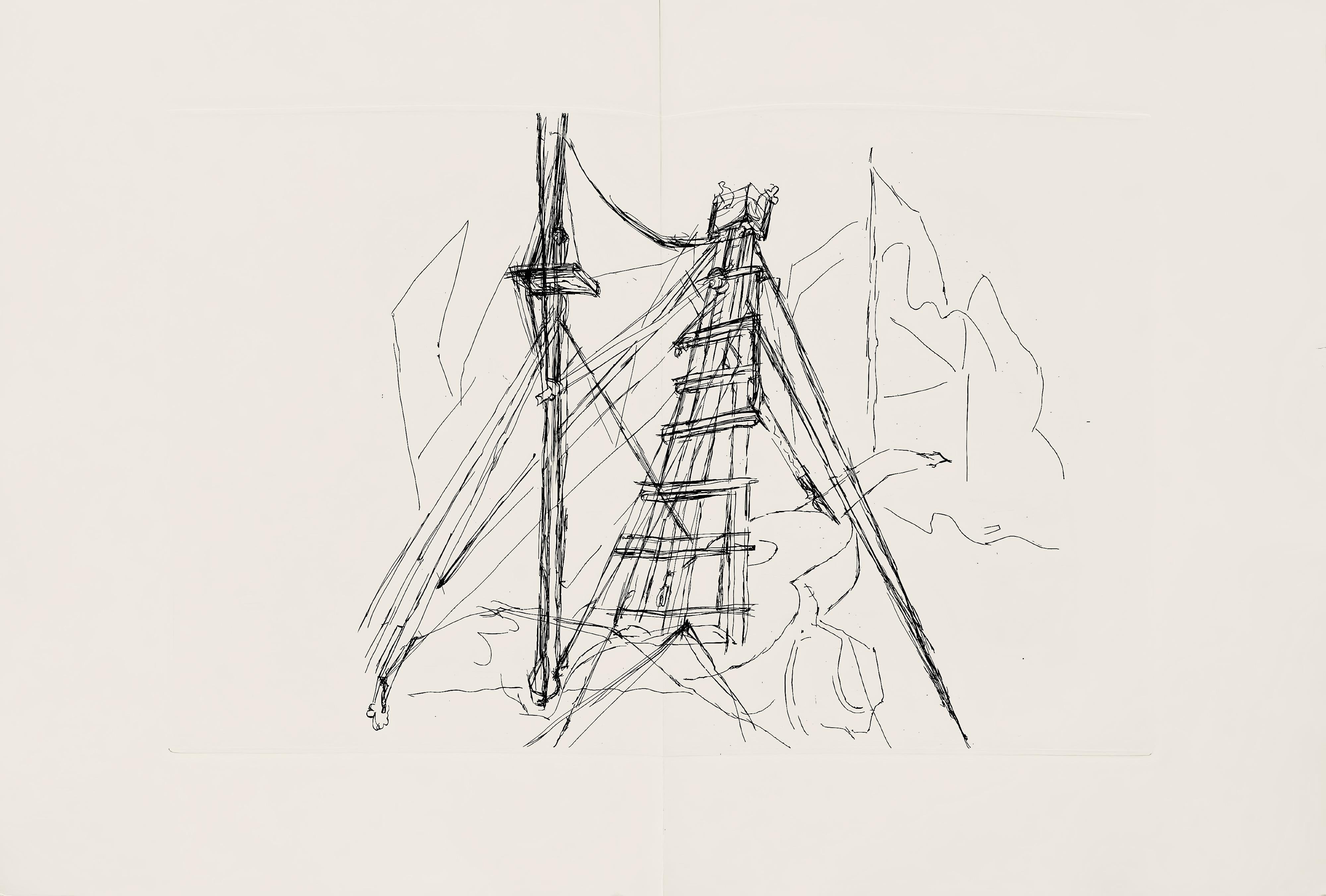 Radierung auf Vélin de Rives Papier. Unsigniert und nicht nummeriert, wie ausgegeben. Guter Zustand, mit Mittelfalte, wie ausgegeben. Anmerkungen: Aus dem Folio, Hésiode, Les Travaux et les jours. Eaux-fortes de Jacques Villon, 1962. Herausgegeben