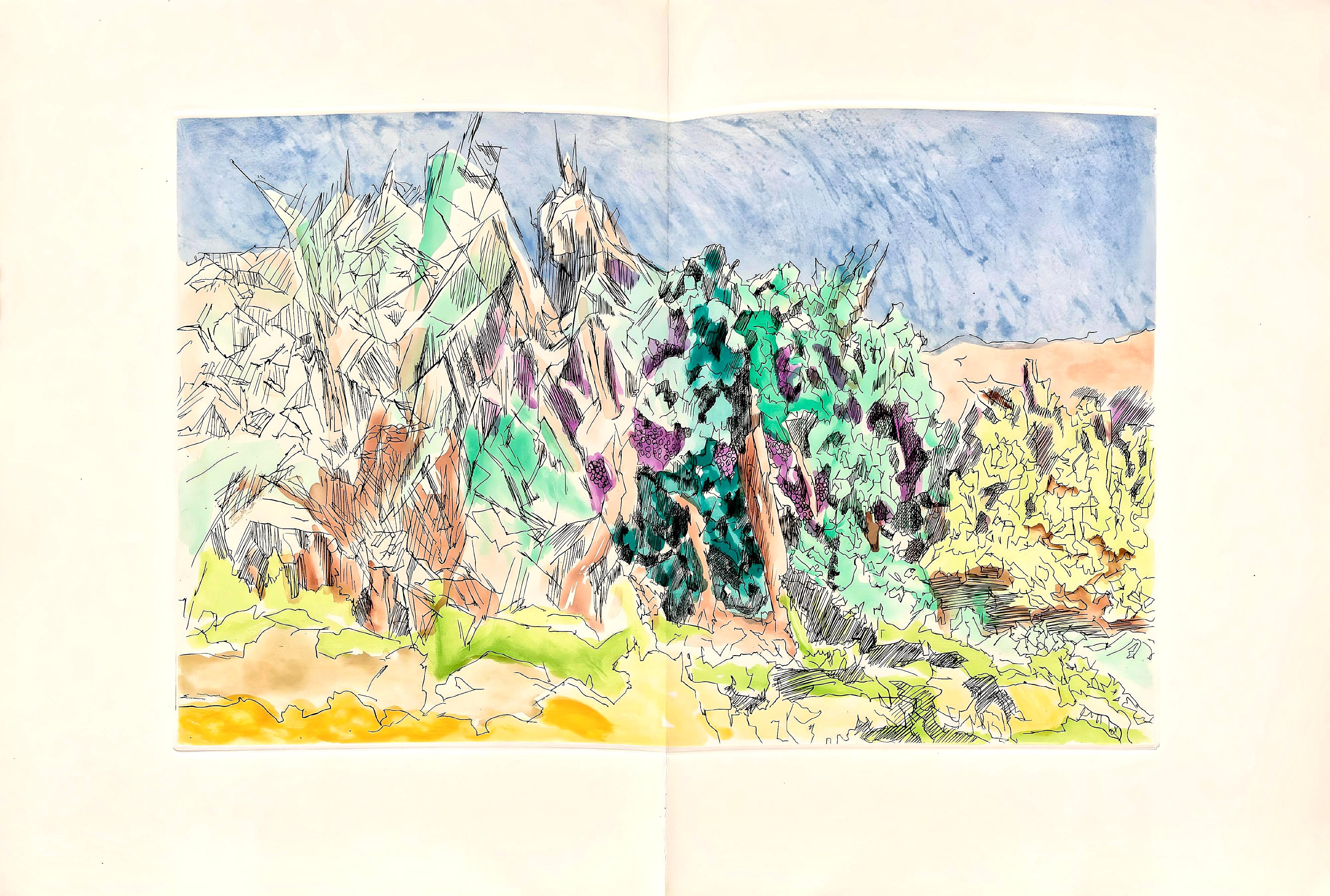 Composition (Ginestet/Pouillon 42-64), Hésiode, Les Travaux et les Jours For Sale 1