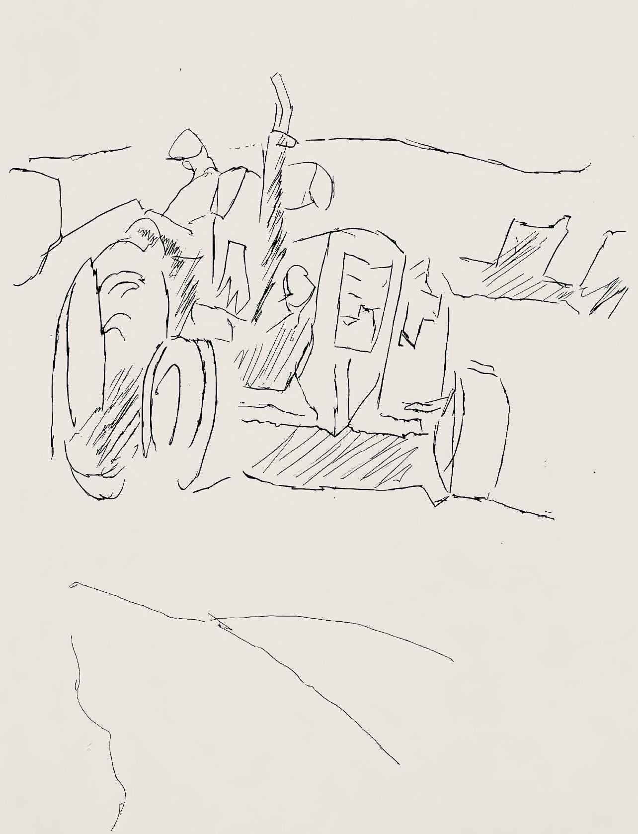 Jacques Villon Landscape Print - Composition (Ginestet/Pouillon 42-64), Hésiode, Les Travaux et les Jours