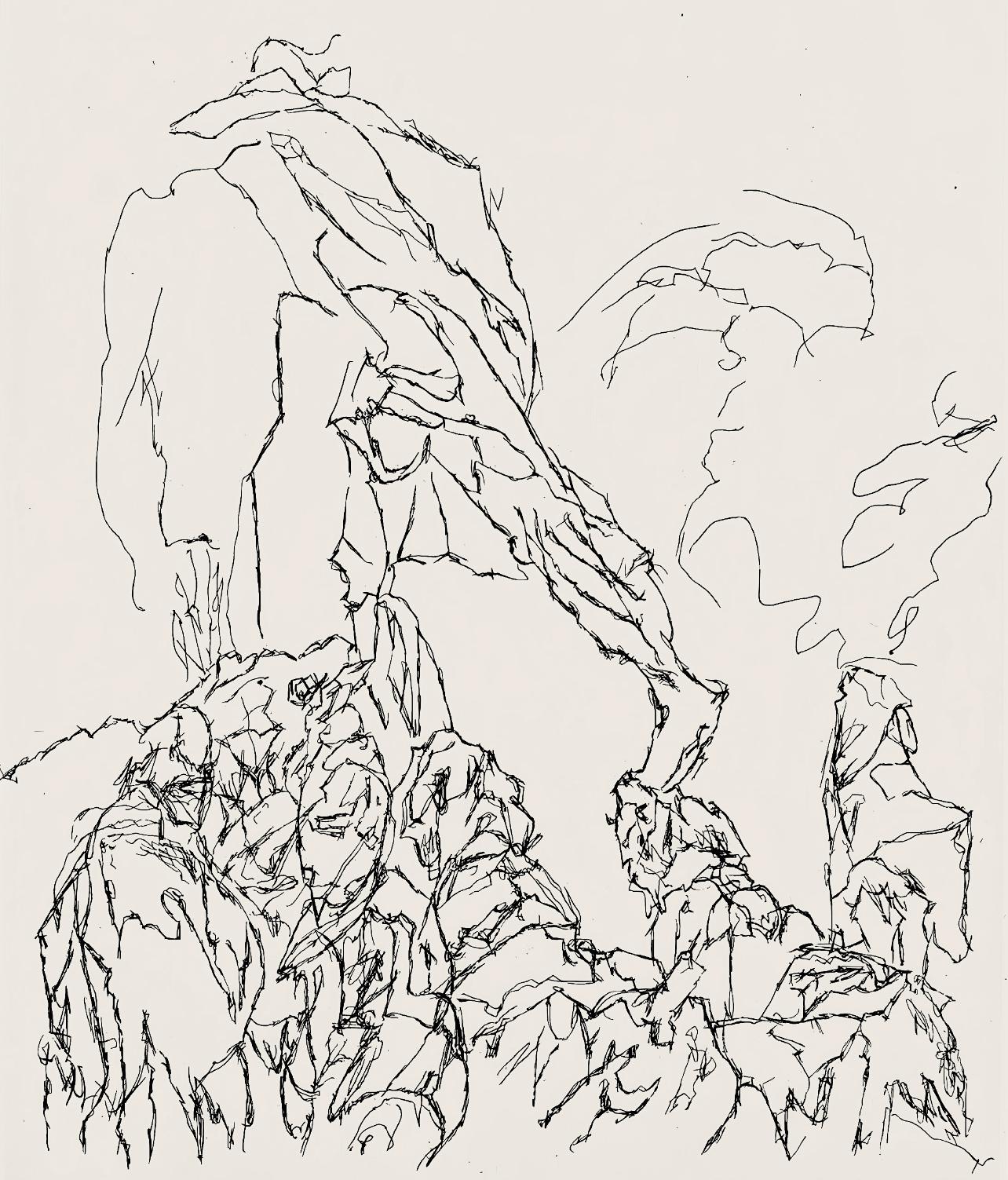 Jacques Villon Landscape Print - Composition (Ginestet/Pouillon 42-64), Hésiode, Les Travaux et les Jours