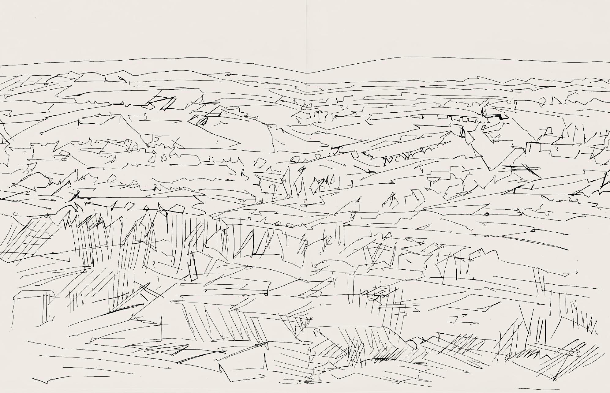 Jacques Villon Landscape Print - Composition (Ginestet/Pouillon 42-64), Hésiode, Les Travaux et les Jours
