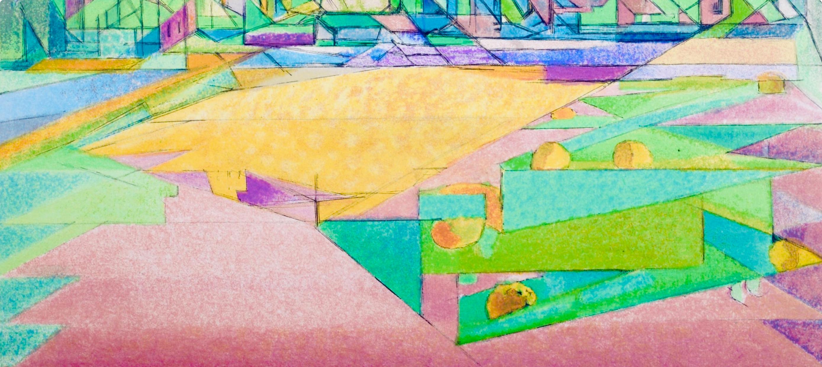 Composition (Ginestet/Pouillon 65-72), Jacques Villon, Huit lithographies For Sale 3